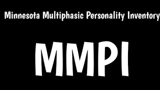 Minnesota Multiphasic Personality Inventory SCORING AND INTERPRETATIONpsychology lecturesviral [upl. by Tyrus]