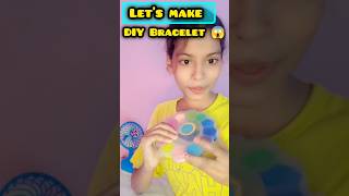 DIY Name Bracelet 😱 shorts diy craft handmade diyjewelry diybracelet crafter youtubeshorts [upl. by Delmor37]