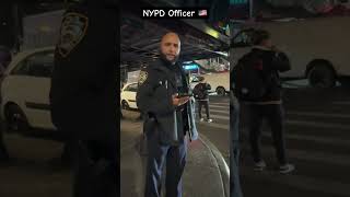 NYPD Officer being active 🇺🇸🗽 youtubeshortsfypシ゚viralnyc [upl. by Kceb]