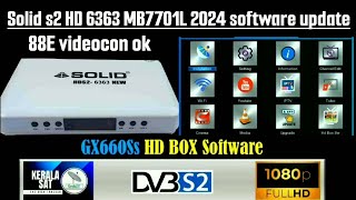 MB7701L SOFTWARE UPDATE 2024 GX6605s HD BOX 88 OK IPTV SOFTWARE 27 October 2024 [upl. by Notyalk]