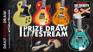 162 Gibson LP Standard amp 5 more DAILY GUITAR DRAW Competition Prize Draw Live 24092024 1600 UK [upl. by Krid]