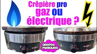 Crêpière pro gaz ou électrique [upl. by Scarlet]