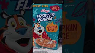 KELLOGGS FROSTED FLAKES PUMPKIN SPICE [upl. by Mirth]