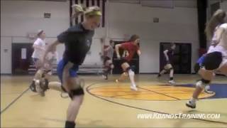 Volleyball Training  Resistance Bands  Lateral Speed  Part 3 [upl. by Jewelle744]