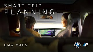 Smart Trip Planning With BMW Maps [upl. by Ahsaet]