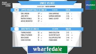 Upper Wharfedale CC 2nd XI v Birstwith CC 2nd XI [upl. by Uttasta]