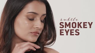 Soft Brown Smokey Eyes  Subtle Party Makeup Tutorial [upl. by Eldon488]