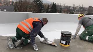 Alchimica Roof amp terrace waterproofing with HYPERDESMO [upl. by Eyahsal]