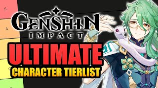 THE MOST UP TO DATE GENSHIN IMPACT CHARACTER TIER LIST  MOBILE CONSOLE amp PC [upl. by Dannye]