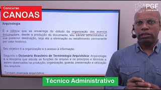 Concurso Técnico Administrativo de Canoas Conceitos de Arquivologia [upl. by Ennalorac]