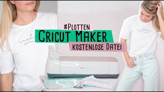 Be creative  Cricut Maker im Test inkl kostenloser Plotterdatei [upl. by Ohare]