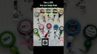 Badge Reel DisplayDIY EASELBy Closet of SaSS [upl. by Aneleve]