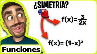 ✅ ¿Qué SIMETRÍA tienen estas funciones IMPAR o PAR Análisis función con representación GRÁFICA R14 [upl. by Argela]