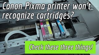 Canon Printer Does Not Detect Ink Cartridge iX6820 250 251 [upl. by Asoj]