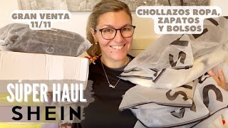 HAUL SHEIN Ropa Zapatos y Bolsos Descuento SHEIN 2024 Try On HAUL GRAN VENTA 1111 [upl. by Ettenrahc510]