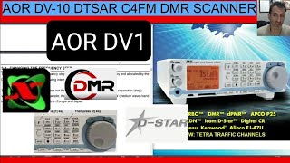 AOR  ARDV1 SCANNER  DMR DSTAR FUSION HF VUHF  LEARNING BASICS [upl. by Rosita]