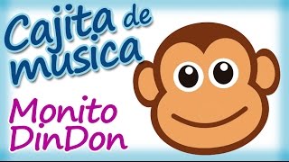 Cajita Musical para dormir y relajar bebés  Monito Din Don [upl. by Elise]