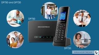 Grandstream DP750 and DP720 DECT IP Phone Solution [upl. by Rankin]