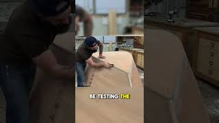 Man Builds A Wooden Boat By Hand diy shorts boat outdoors [upl. by Erick]