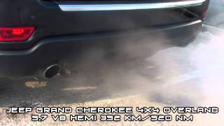 Jeep Grand Cherokee 2011 4x4 Overland V8 57 HEMI Exhaust Sound  test autokultpl [upl. by Lonna838]