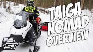 Taiga Nomad 2Up Utility Electric Snowmobile Detailed Overview [upl. by Marasco686]