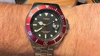 Unboxing and overview Timex Harborside Coast Affordable diver style option [upl. by Eikcin]