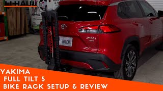 Yakima Full Tilt 5  Bike Rack Setup amp Review [upl. by Streeto]