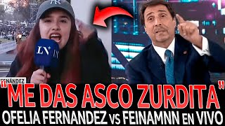 ¡FEINMANN CARA A CARA con ZURDITA OFELIA FERNANDEZ en VIVO [upl. by Kirbee592]