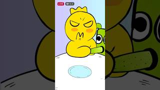 Quacky Ducky 😖 Emoticon Mukbang rainbowfrends cartoon mukbang cover [upl. by Gainer]