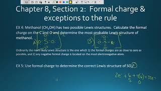 AP Chemistry Unit 2 Section 2 Formal charge exceptions to octet [upl. by Cumine]