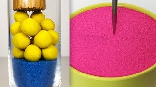 Very Satisfying and Relaxing Compilation 93 Kinetic Sand ASMR [upl. by Talbott]