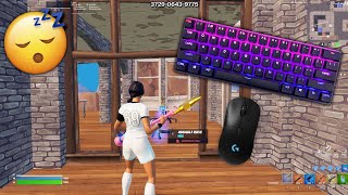 SteelSeries Apex Pro Mini Fortnite Keyboard Sounds ASMR 240FPS 4K [upl. by Atsylac]