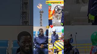 P🇸🇳 BASSIROU DIOMAYE FAYE sur le site pétrolier de sangomar [upl. by Aniroc90]