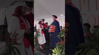 Pitzer students presented Palestinian flags to president who refused divestment from Israel [upl. by Mccarty]