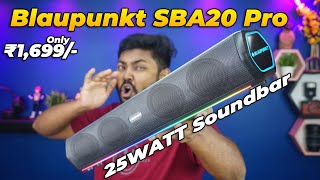 Blaupunkt SBA20 Pro 25WATT 7 RGB Effects Wireless Soundbar 💥💥 [upl. by Siravrat]