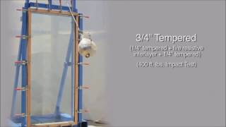 Tempered Glass Impact Test [upl. by Akihsay510]