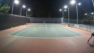 Definitely some frustration release in that overhead  USTA 50 Tennis [upl. by Vidovic]