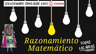 🔴Simulacro San Marcos 2022 👌 Solucionario Razonamiento Matemático [upl. by Klenk685]