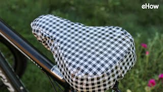 DIY Padded Bike Seat Cover [upl. by Aihtenak]