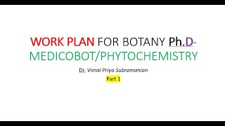 work plant part 1 for Medicobotanyphytochemistry research [upl. by Initsed]