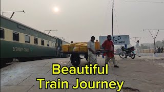 Train Journey Multan Railway StationMusa PakJaffar Express [upl. by Arleen]