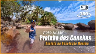 Praia das conchas em Ilhabela  Vídeo em 360° [upl. by Kaltman436]