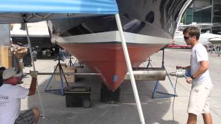 Docking By Control Bow Thruster Installation [upl. by Sumetra]