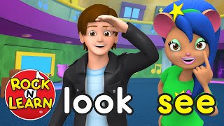 Sight Words Level 1  Preschool amp Kindergarten Reading  Rock N Learn [upl. by Ethelda]