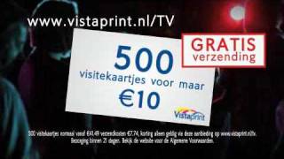 Reclame voor visitekaartjes van Vistaprint 2011 [upl. by Odette]