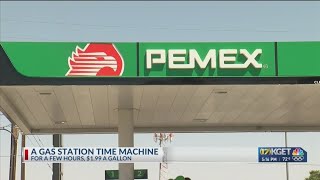 199 a gallon Fun while it lasted at new jampacked Pemex gas station [upl. by Ahsieuqal]