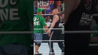 John Cena vs Brock Lesnar status😈Satisfya Version 2021🔥WWE Shorts attitudeThe HPs Showdown [upl. by Anglim]