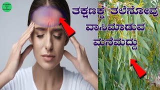 Cure migraine and headache in Kannada  Tale Novu Mane Maddu Kannada  migraine symptoms Shorts [upl. by Elwyn702]