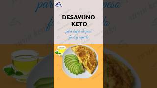 DESAYUNO KETO para BAJAR de PESO shorts parati keto dietaketo ketodiet desayunoketo bajarpeso [upl. by Zysk616]