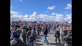 LIVE American Freedom Convoy Adelanto CA  Adelanto to DC Sendoff [upl. by Aneehc131]